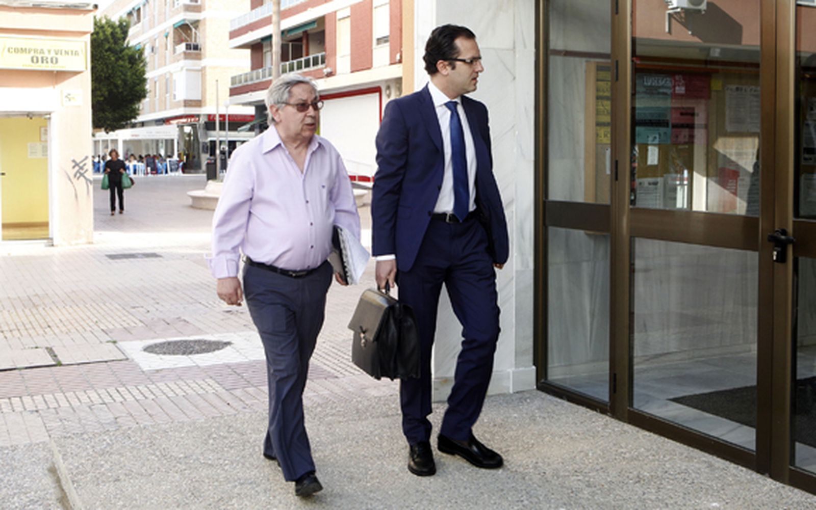 Antonio Muñoz, a su llegada a los juzgados de San José. /Jesús Marín