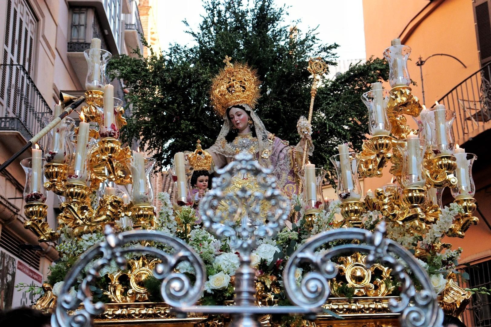 La procesión de la Divina Pastora en Málaga, en fotos