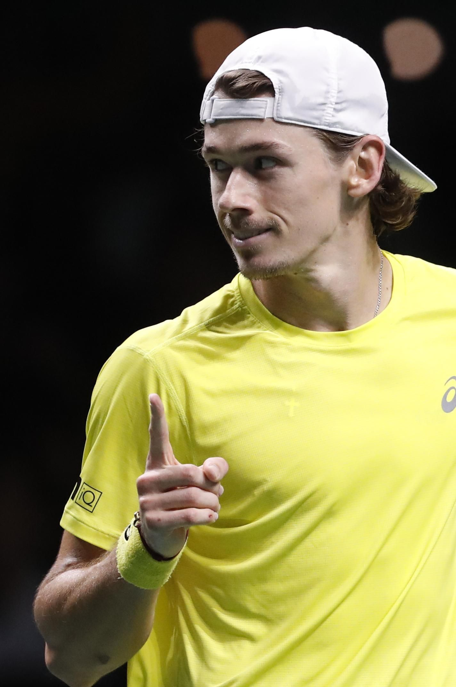 Alex de Miñaur - Marin Cilic de la Copa Davis de Málaga