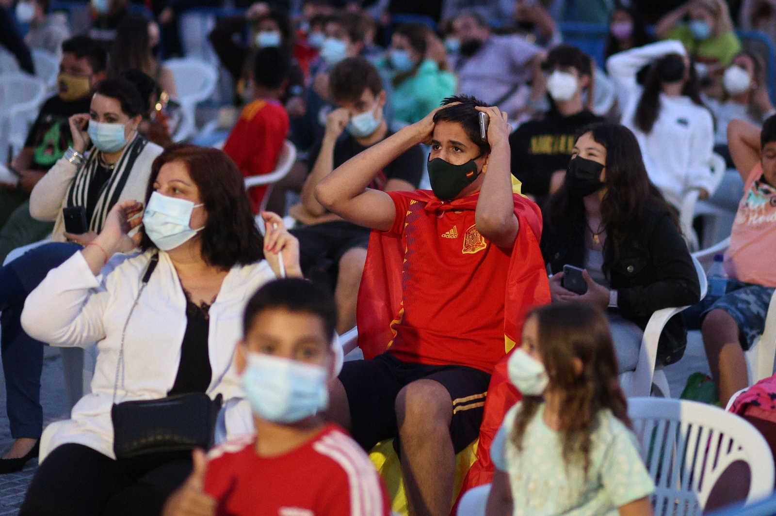 Las imágenes de la semifinal Italia-España de Eurocopa