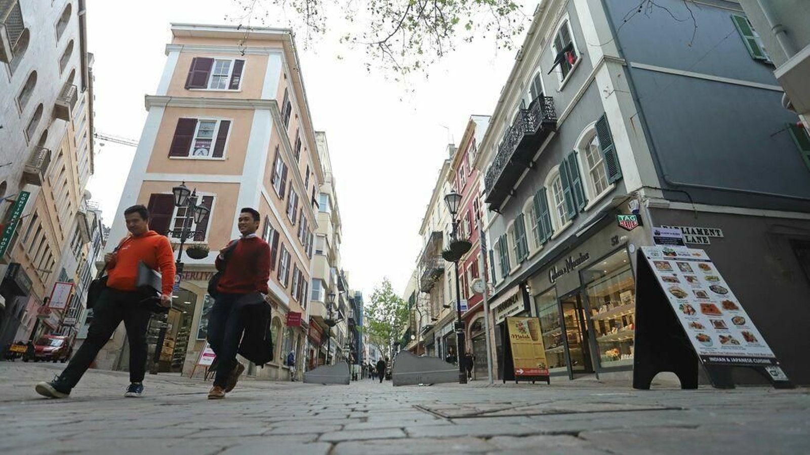 La Main Street de Gibraltar, este martes.