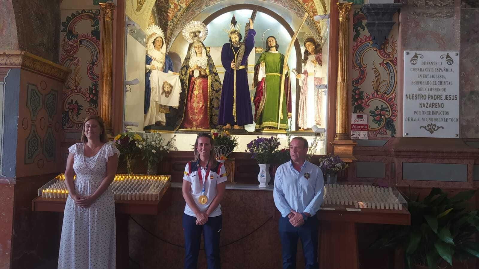 Las imágenes del homenaje a Fátima Gálvez en Baena tras su oro olímpico en Tokio