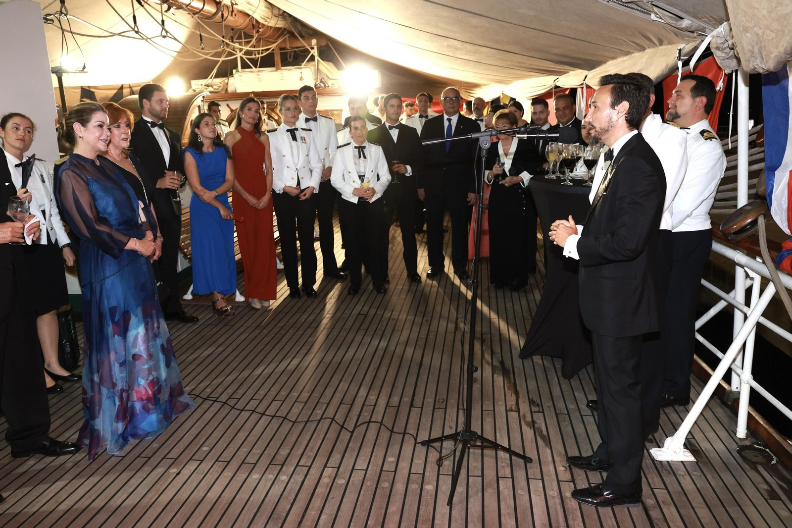 El 'Elcano' en Panamá: Recepción con la reina Letizia y visita cultural con la Princesa Leonor