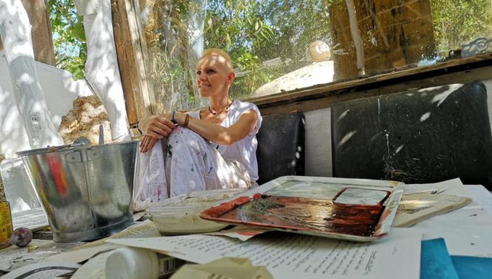 Una de las últimas imágenes subida por la artista a su cuenta de Facebook.