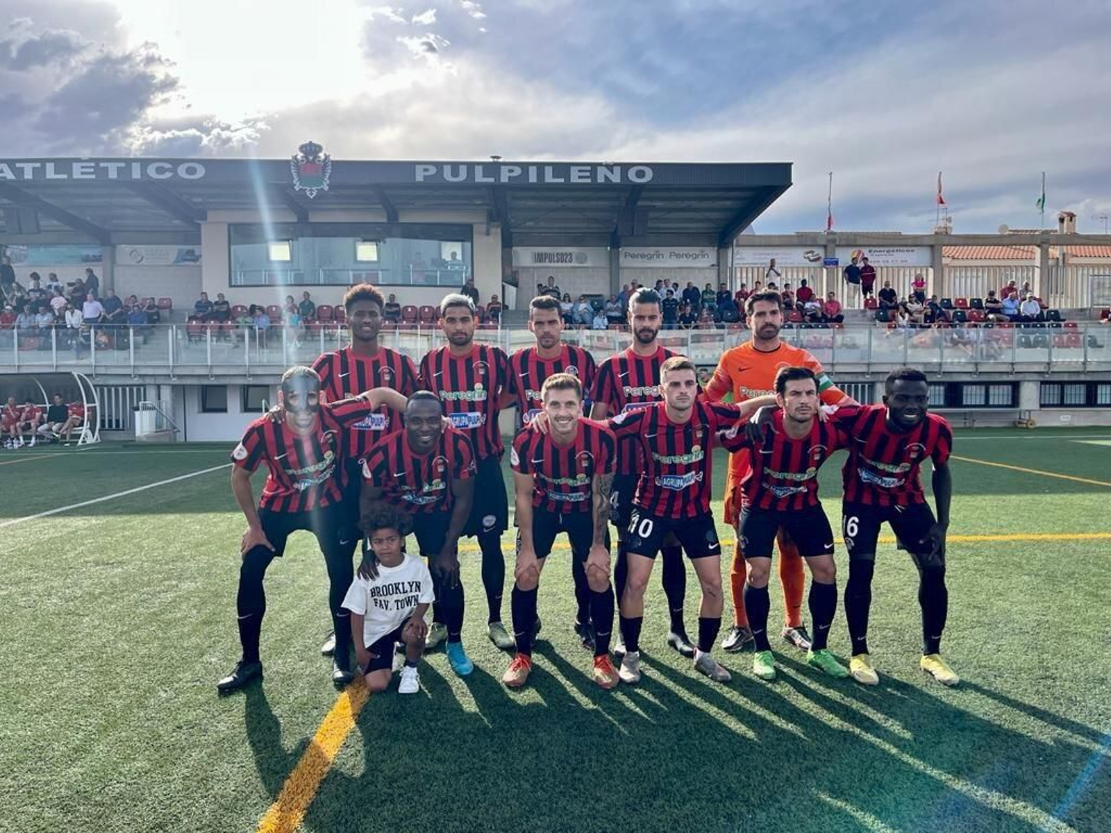 Once del Pulpileño presentado en su partido ante el Lorca Deportiva disputado en San Miguel.