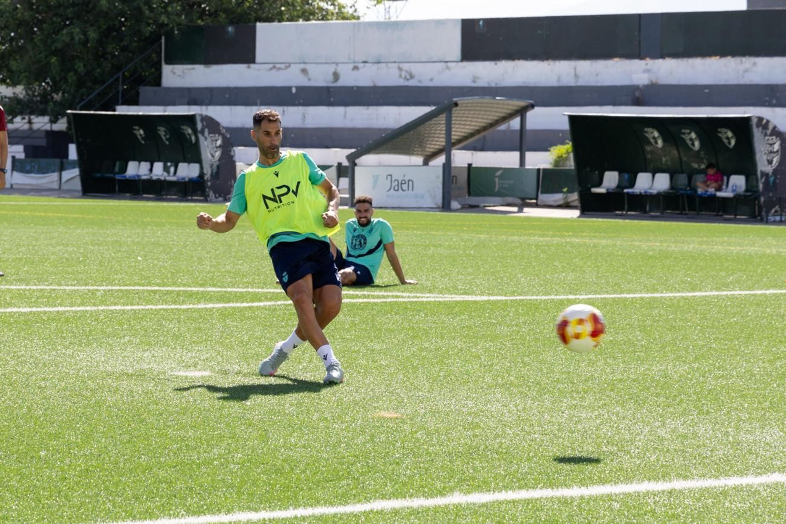 El primer entrenamiento del Real Jaén de la temporada 2025-26