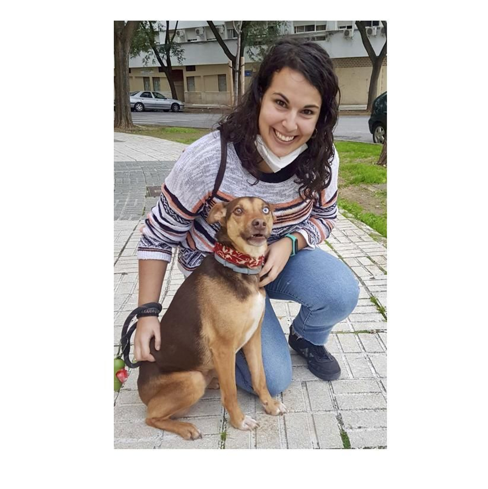 Luisa y Zora, felices en su reencuentro