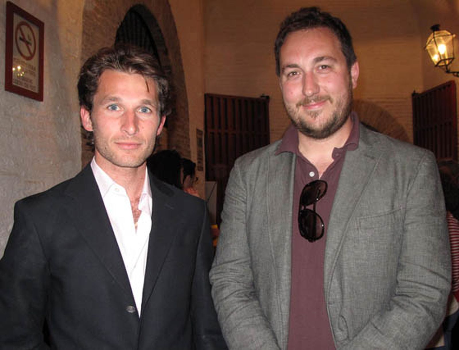 El torero francés Jeremy Banti y José Manuel Vázquez.

Foto: Victoria Ramírez