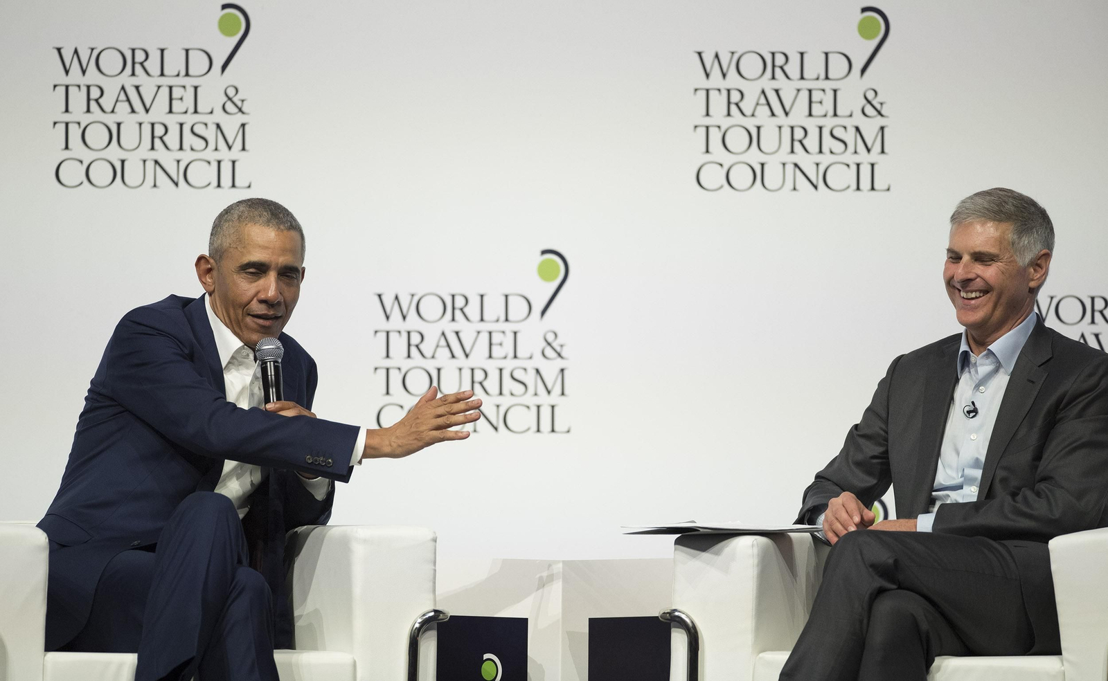 Los mejores momentos de Barack Obama, en la WTTC 2019