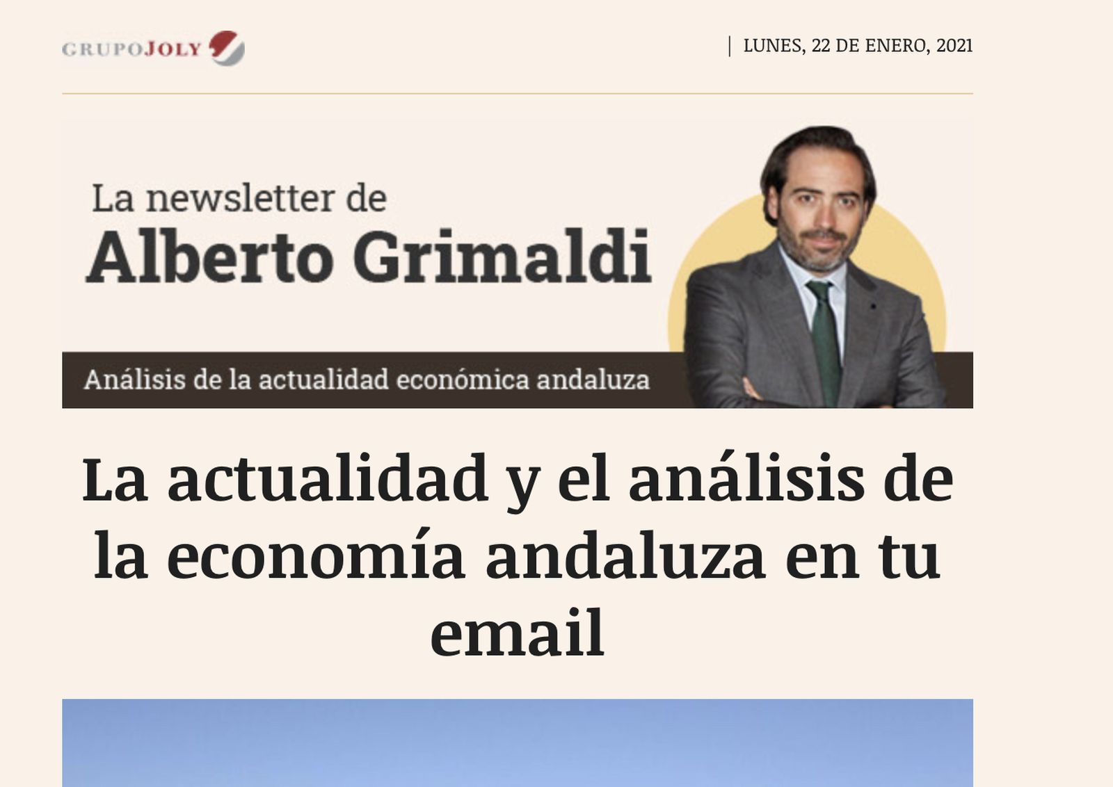 La actualidad y el análisis de la economía andaluza en tu email