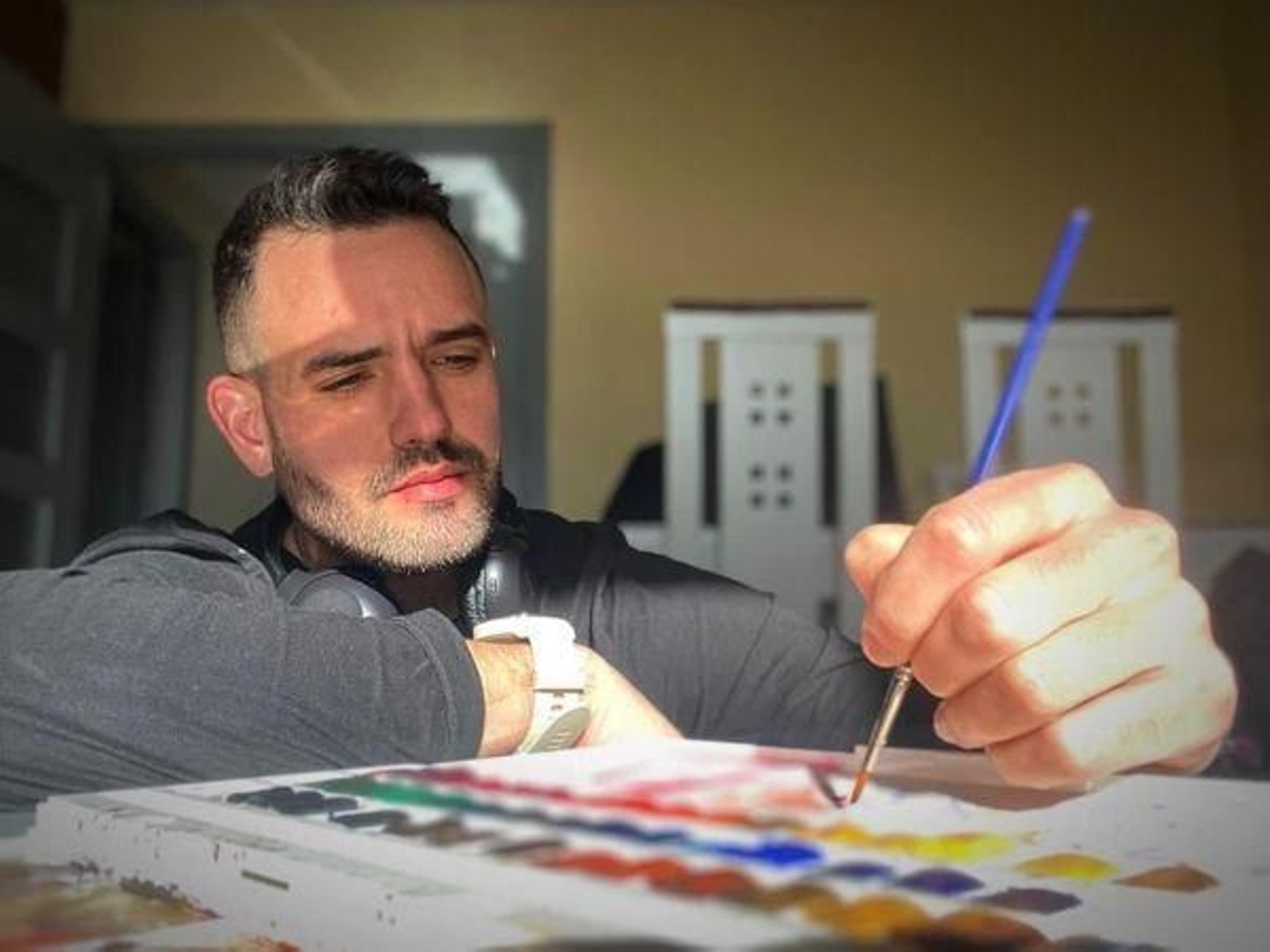 Juan Miguel Ojeda en una imagen compartida por la Hermandad.