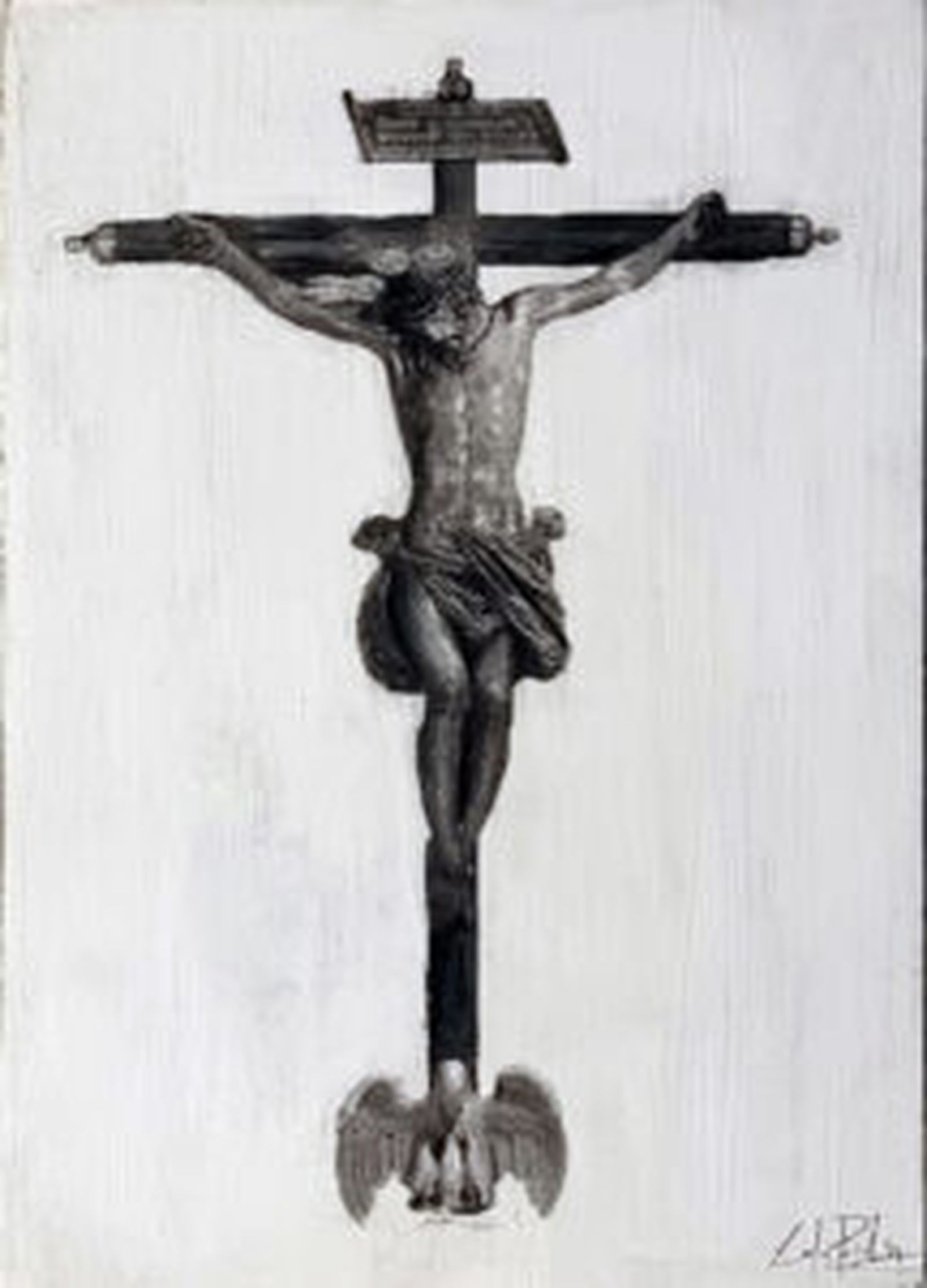 Estampa entregada al Papa Francisco