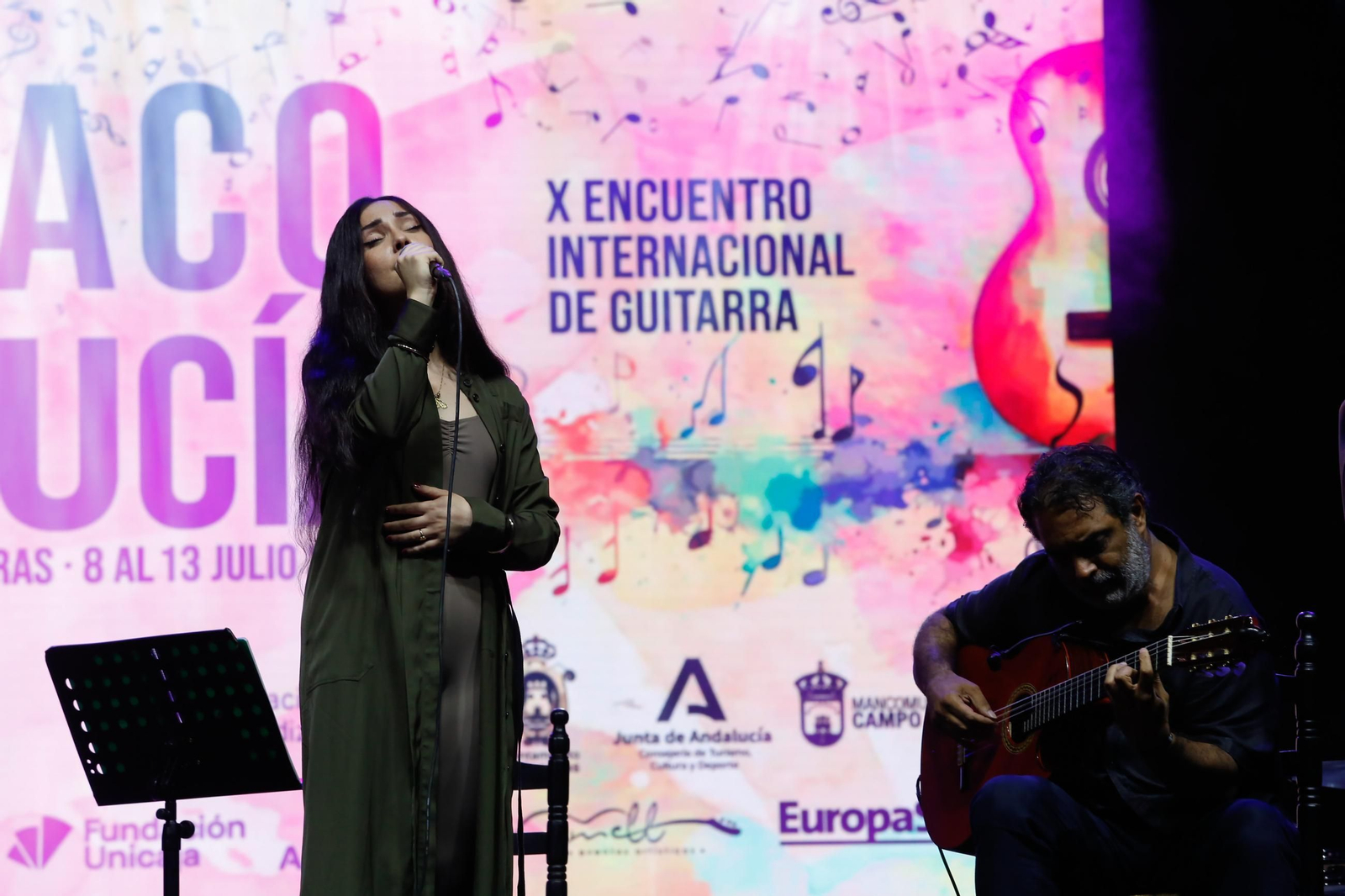 Fotos del concierto de Salvador y Pastora Andrades en el Encuentro de Guitarra Paco de Lucía