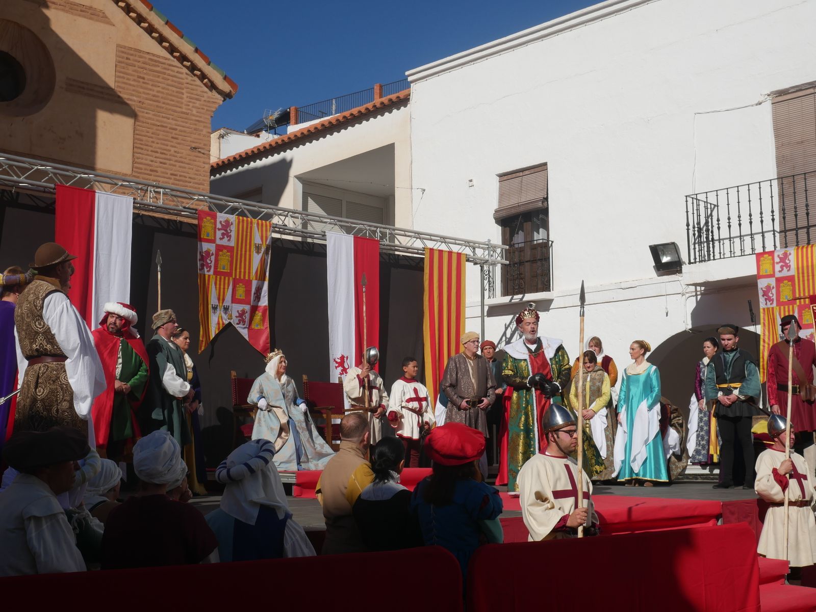 Imágenes de la "visita de los Reyes Católicos" a Fiñana