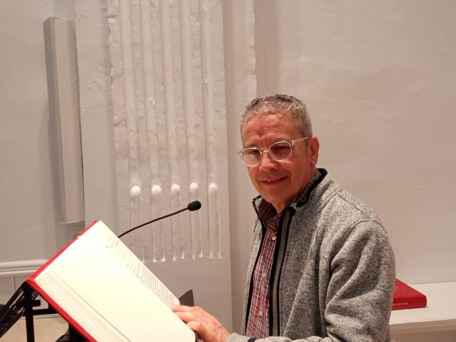 Ángel Manuel Ruiz durante uno de sus cursos.