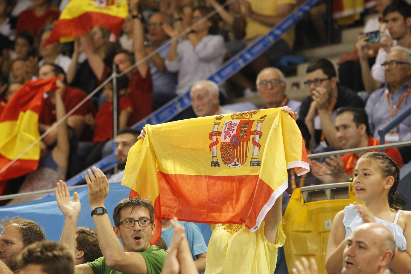 Fotogalería España-Suecia. Balonmano. Palacio Juegos Mediterráneos. Almería