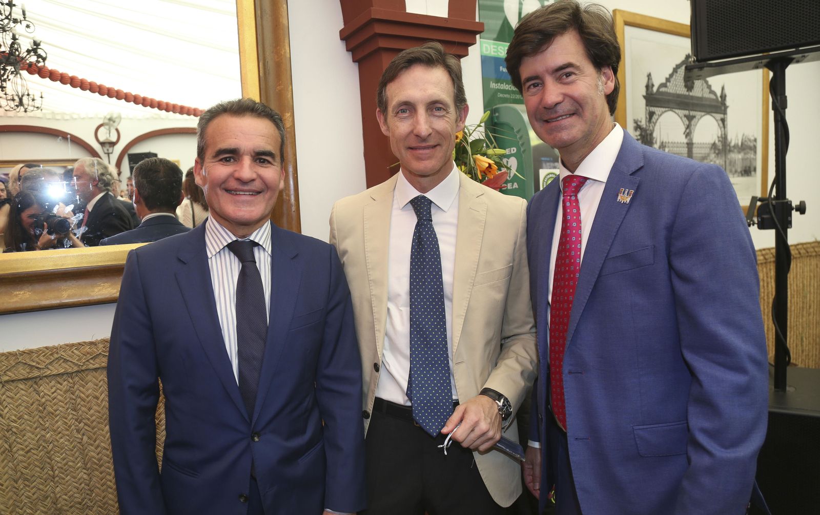 Rafael Herrador, Luis Sánchez Manzano y Miguel Rus.
