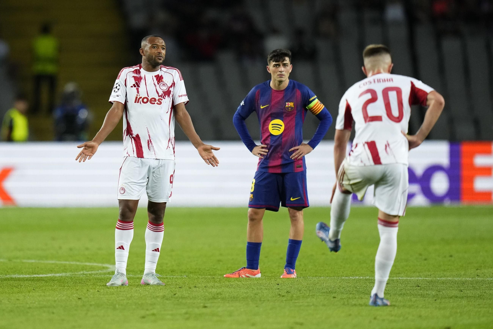 Las fotos del Barcelona-Olympiacos