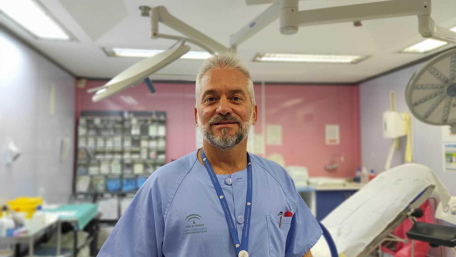 El supervisor de paritorio Sergio Anillo.