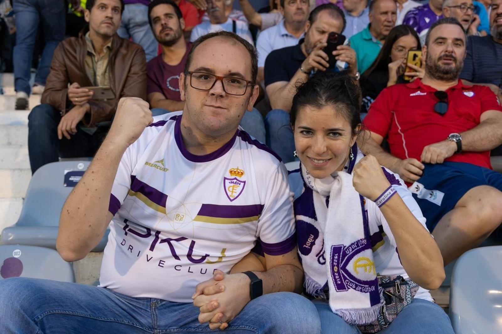 Partido Real Jaén CF contra CP Almería, en imágenes