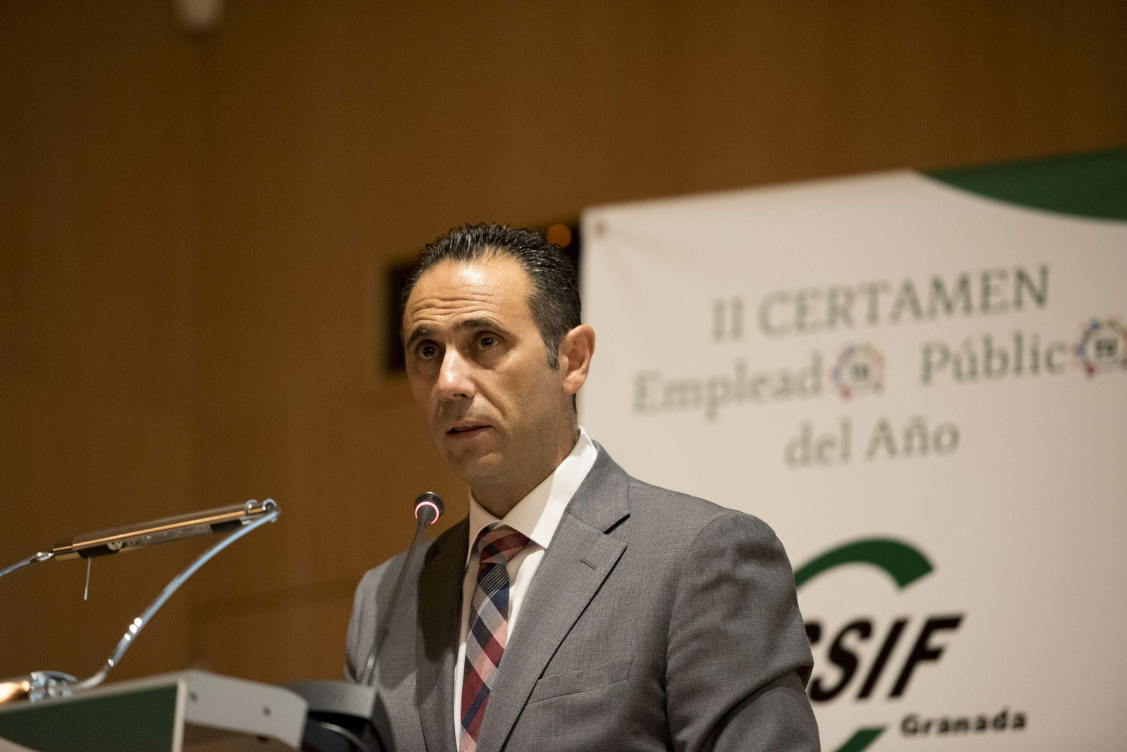 El granadino Germán Girela, elegido presidente de CSIF Andalucía, en una imagen de archivo.