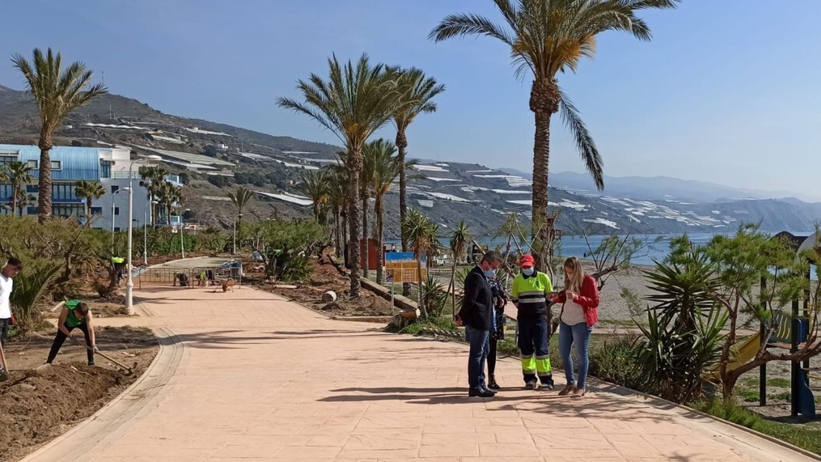 Visita del delegado de la Junta.