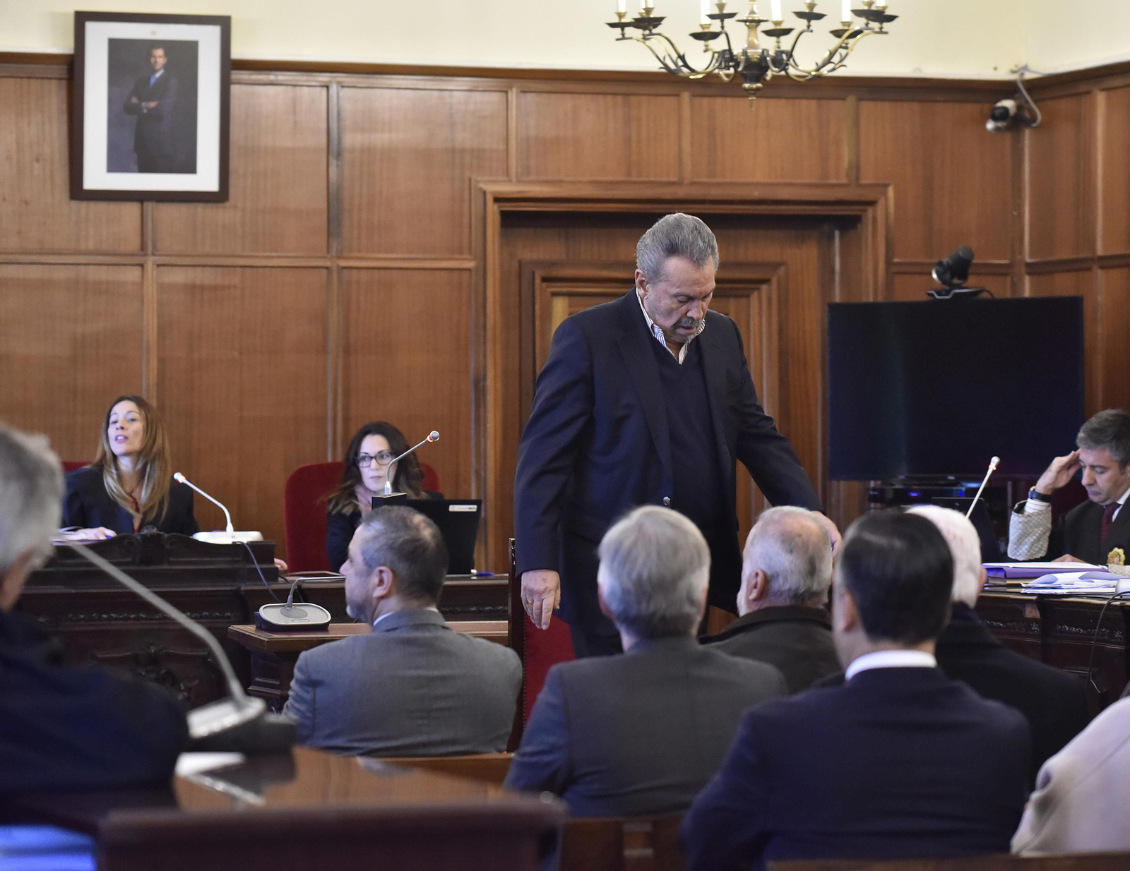 Gonzalo Crespo, durante el juicio.