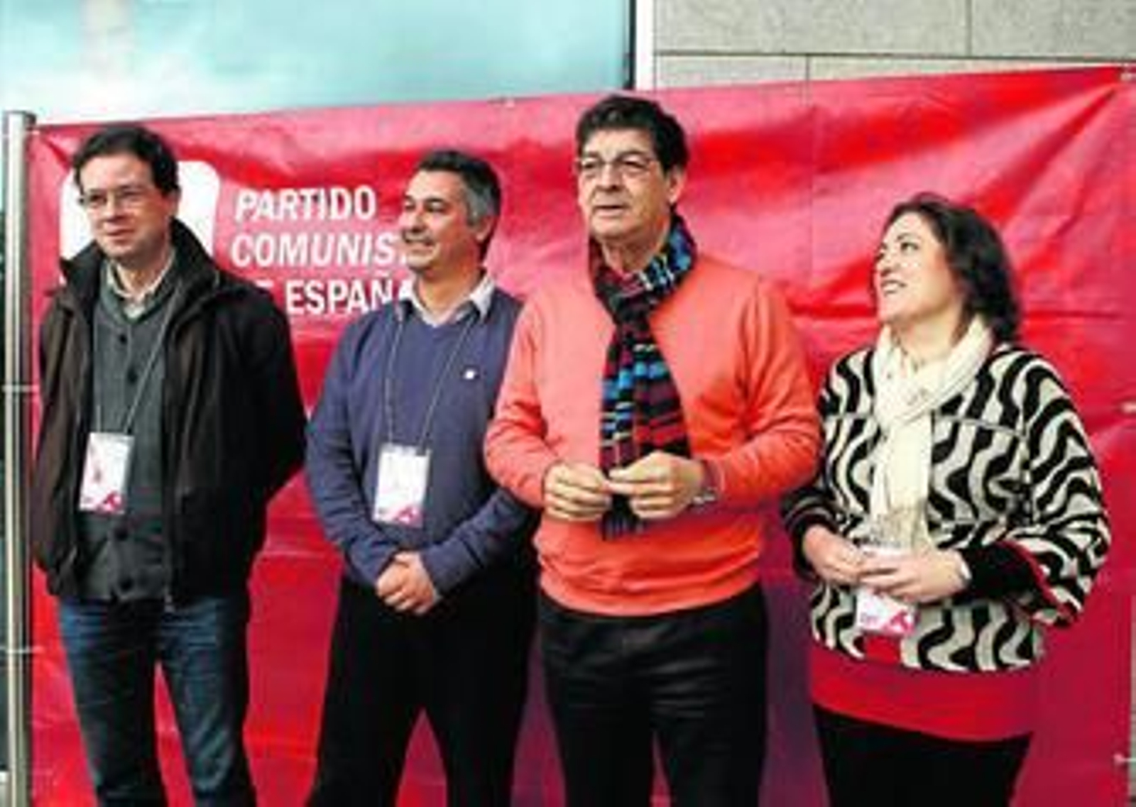 Diego Valderas, ayer, en Atarfe.