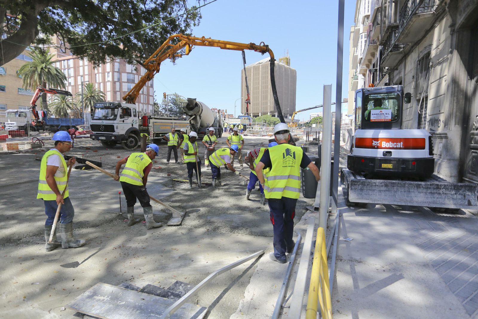 Las fotos de la peatonalización de la Alameda Principal de Málaga