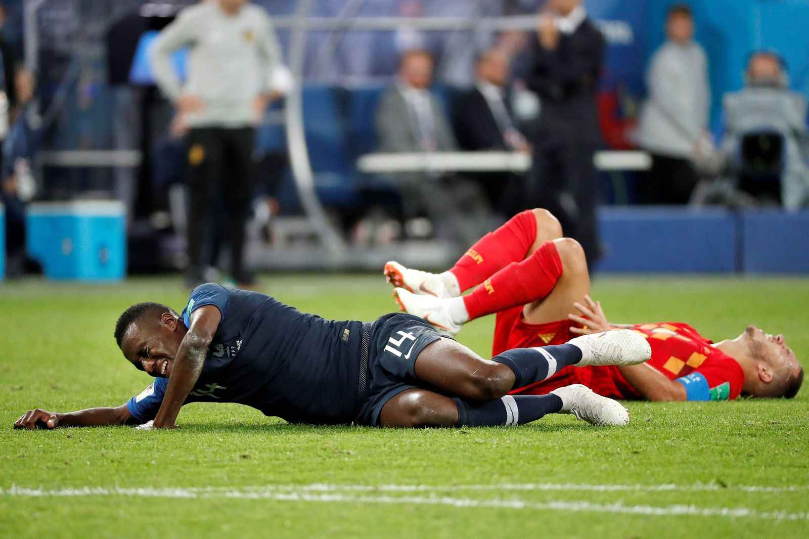 Las imágenes del Francia-Bélgica