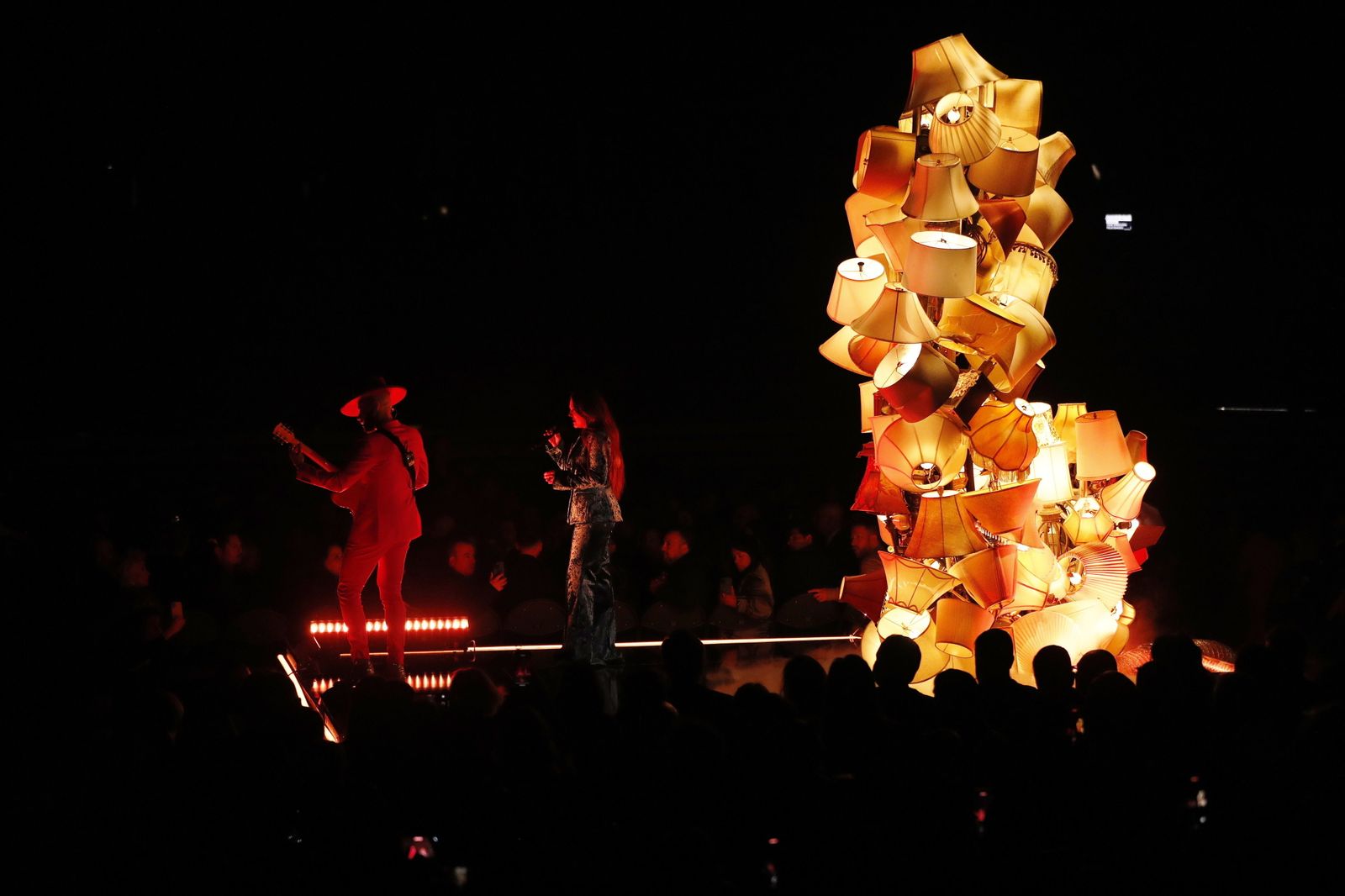 La alfombra roja de los Grammy latinos