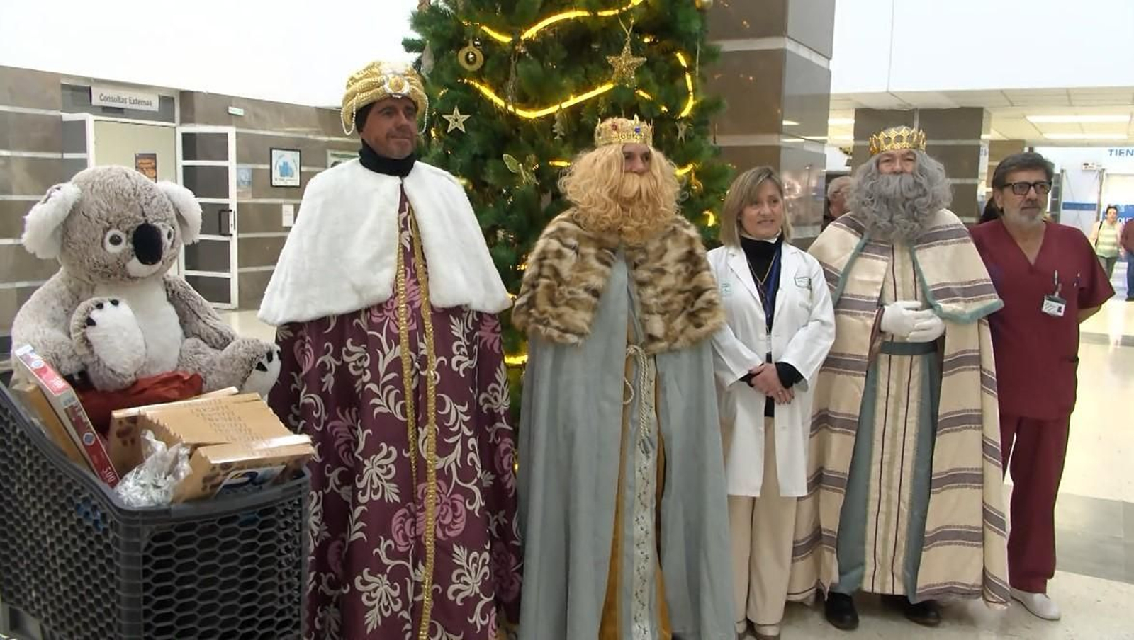 Navidad Azul en el Hospital de Puerto Real