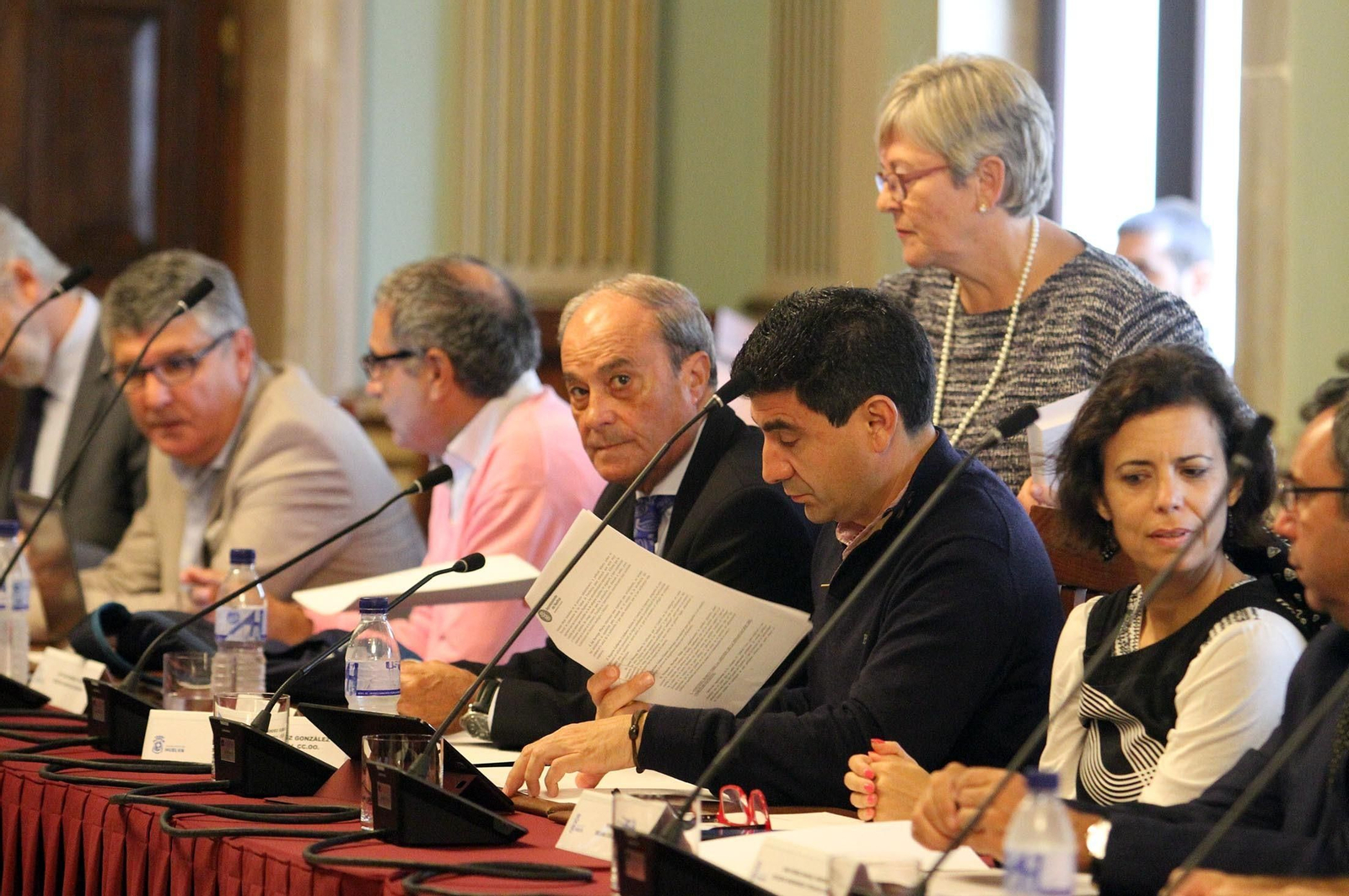 Imágenes de la reunión de la Mesa de Fosfoyesos