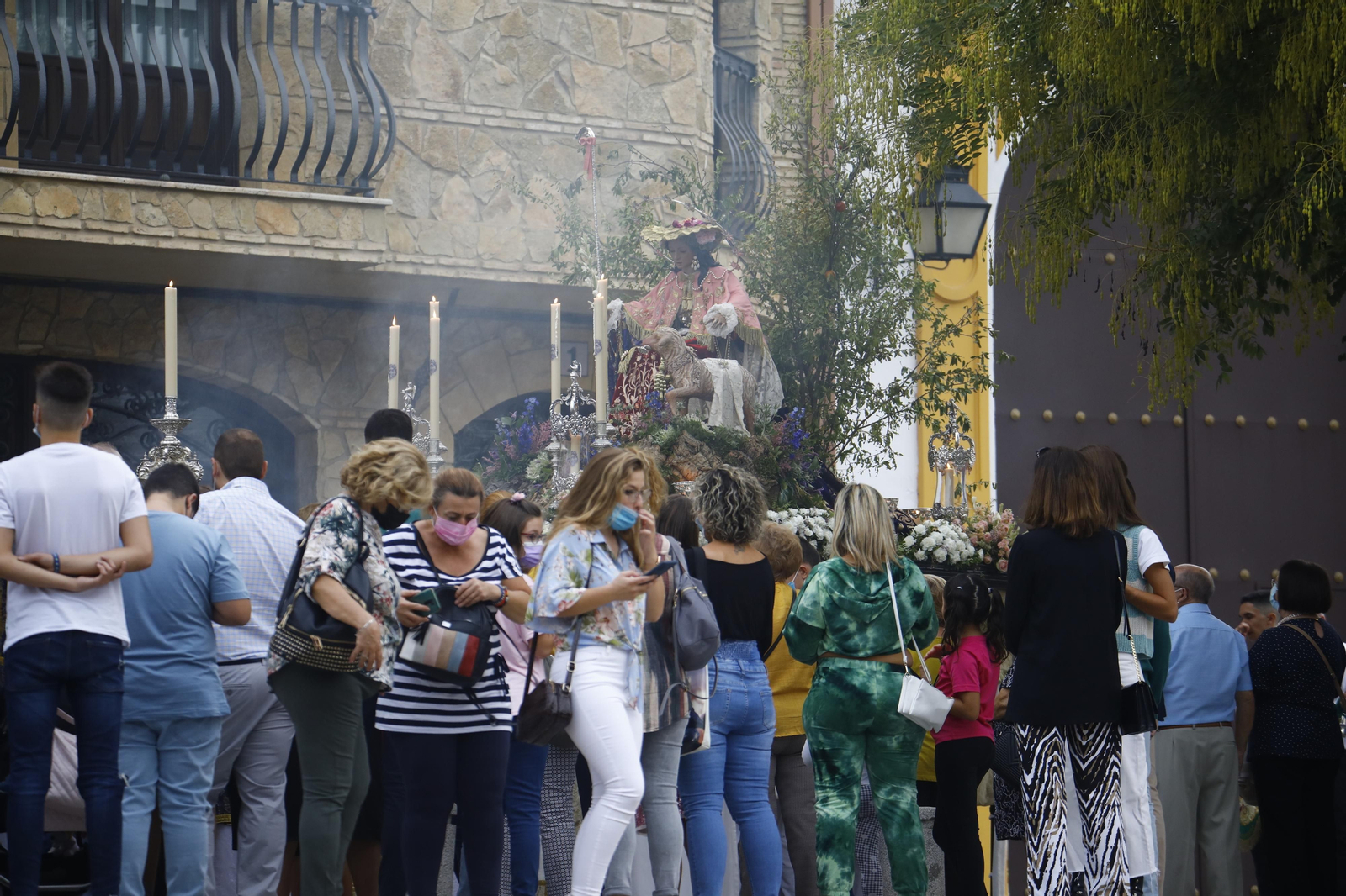 La procesión de la Divina Pastora de las Almas, en imágenes
