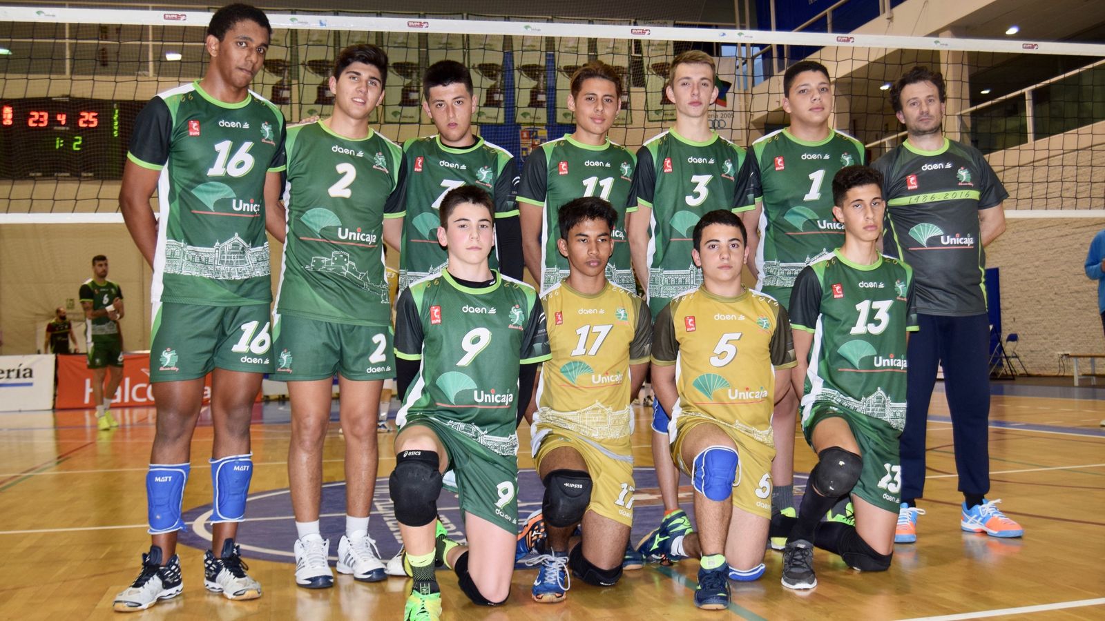 Equipo juvenil de Unicaja