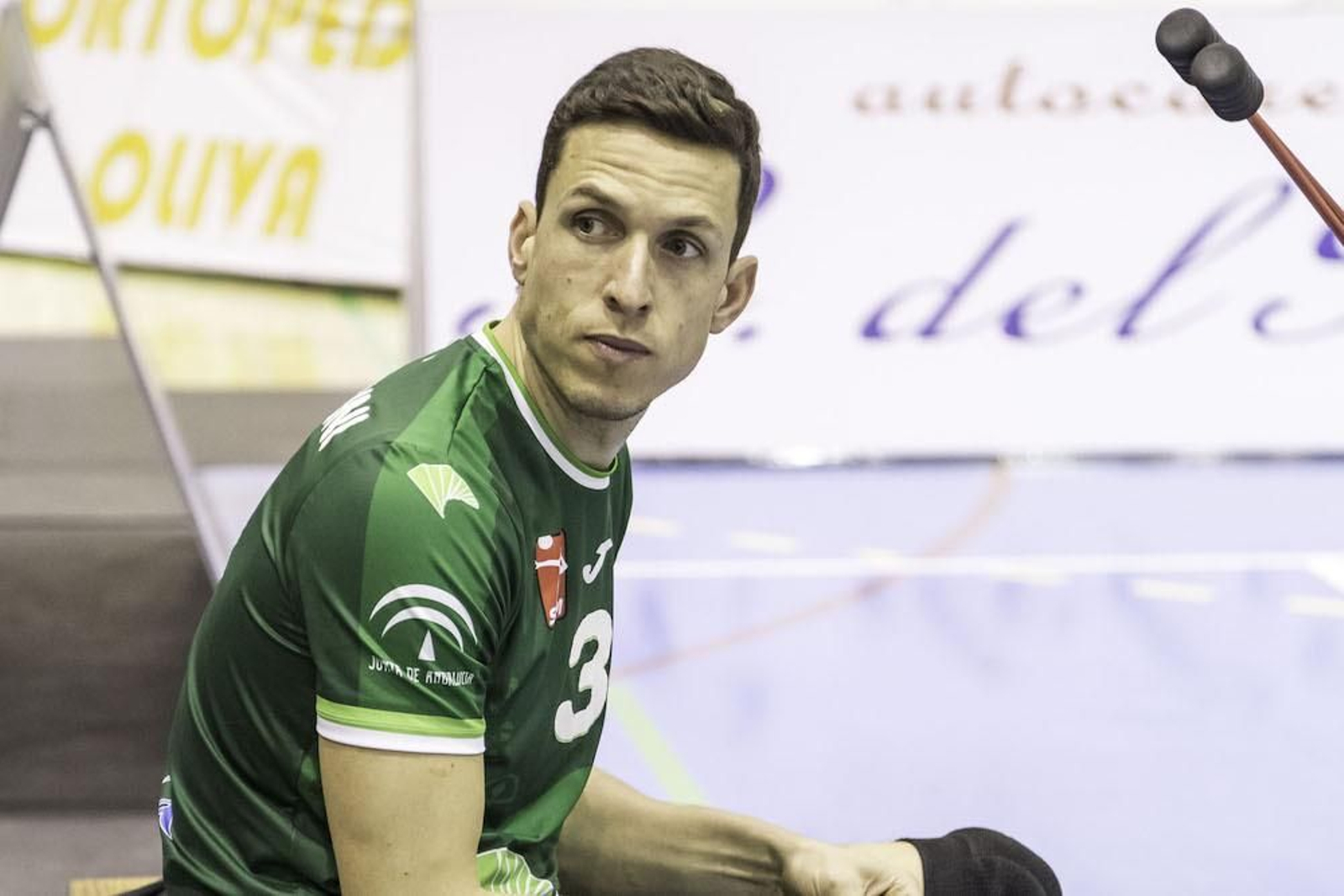 Palharini, en un partido.