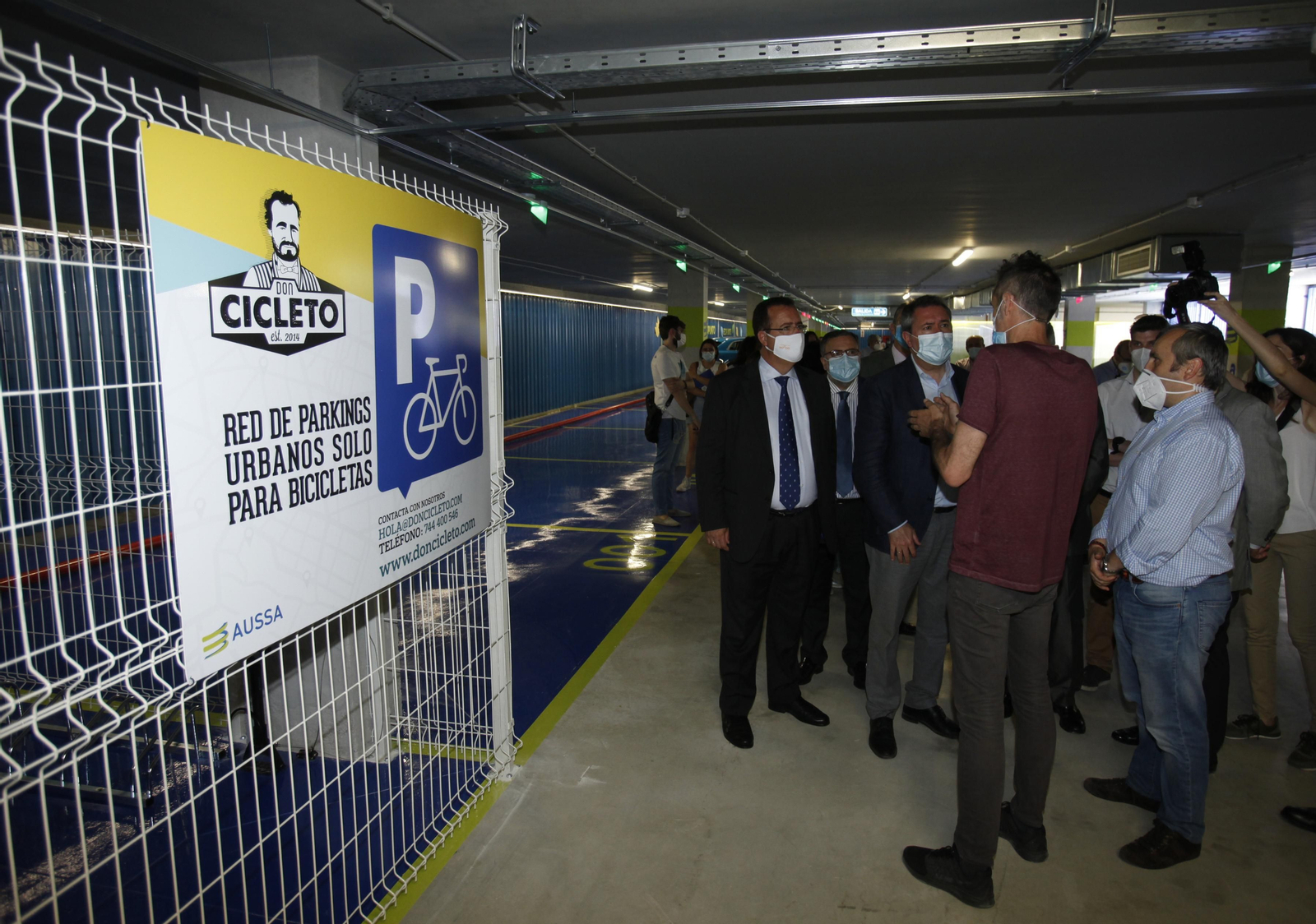 Inauguración del aparcamiento de Rafael Salgado de Bami