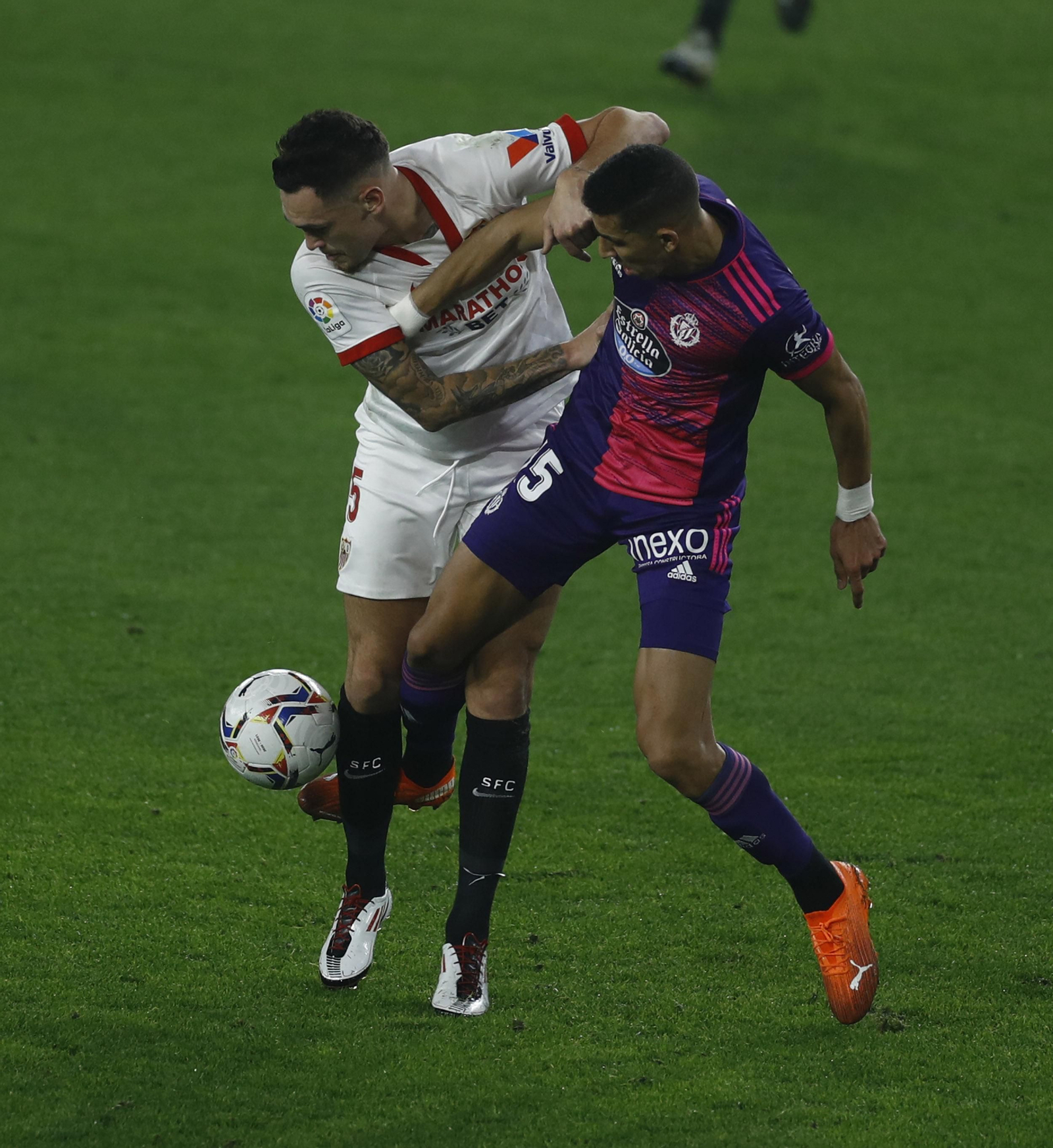 Las imágenes del Sevilla-Valladolid