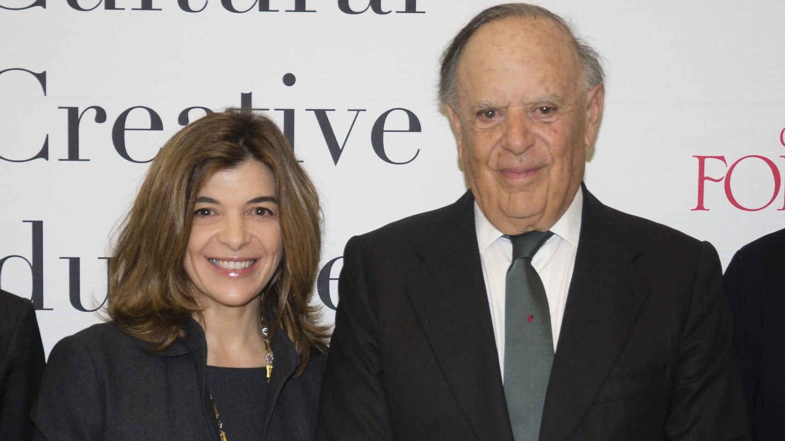 Xandra Falcó y su padre, el marqués de Griñón.
