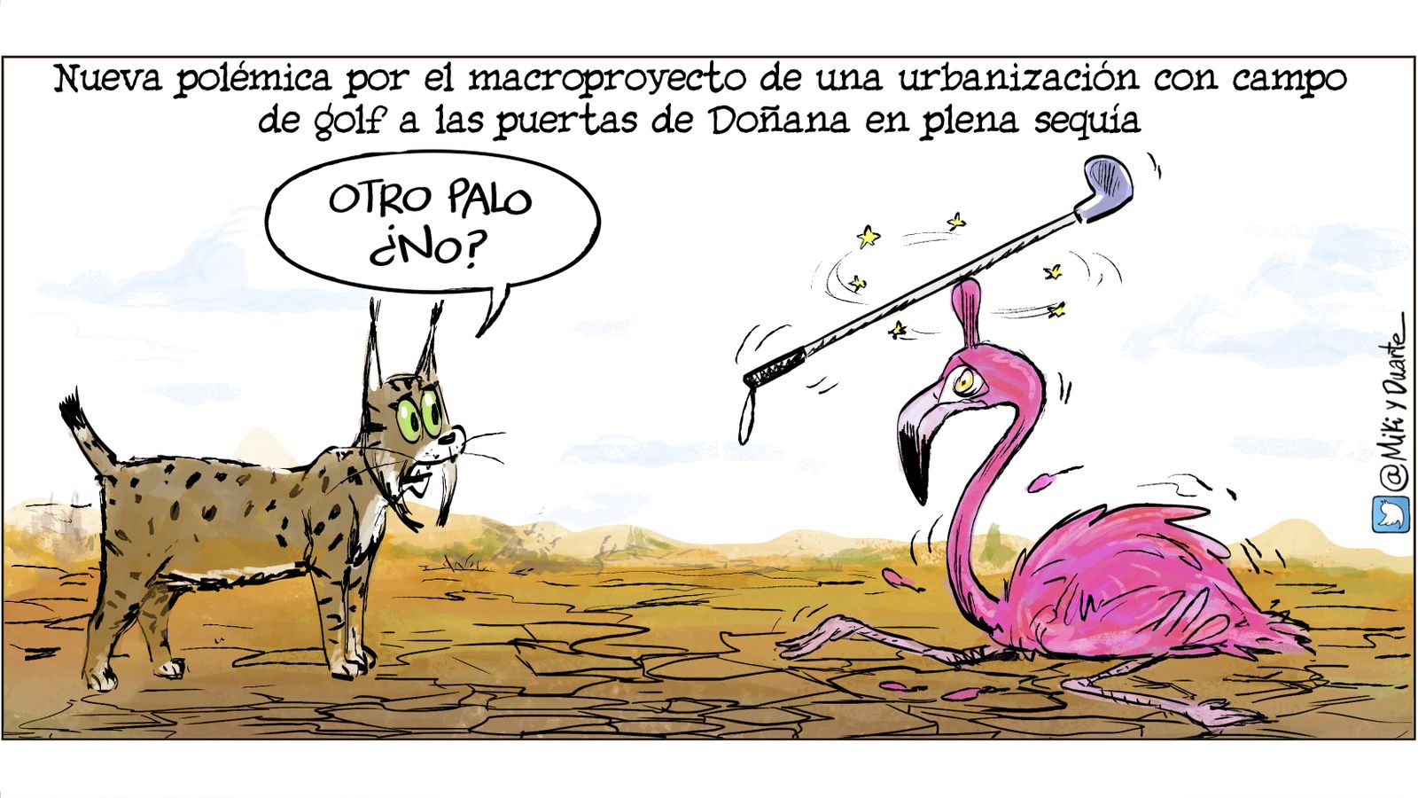 Doñana, la sequía y los campos de golf