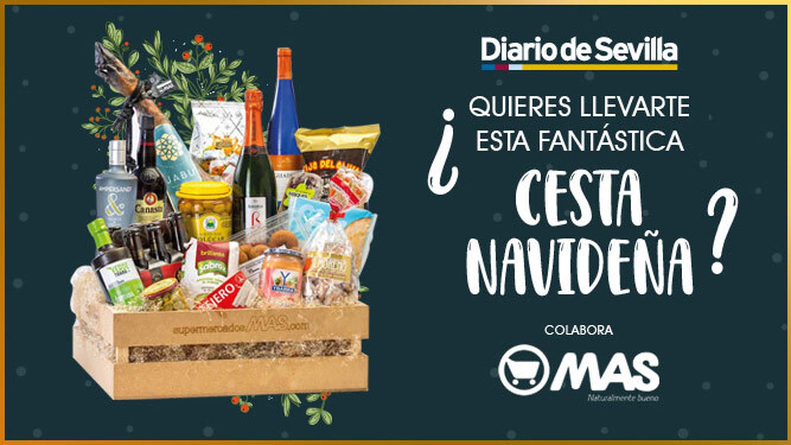 Sorteamos una cesta de Navidad ¡regístrate gratis y participa!