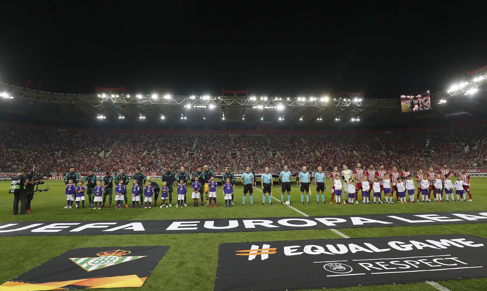 Las imágenes del Olympiacos-Betis