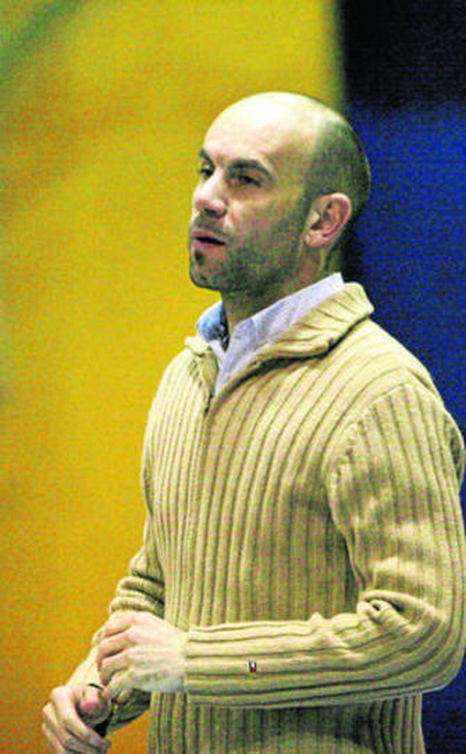 Javi Florido, entrenador del Vélez Málaga, rival de la ULB.