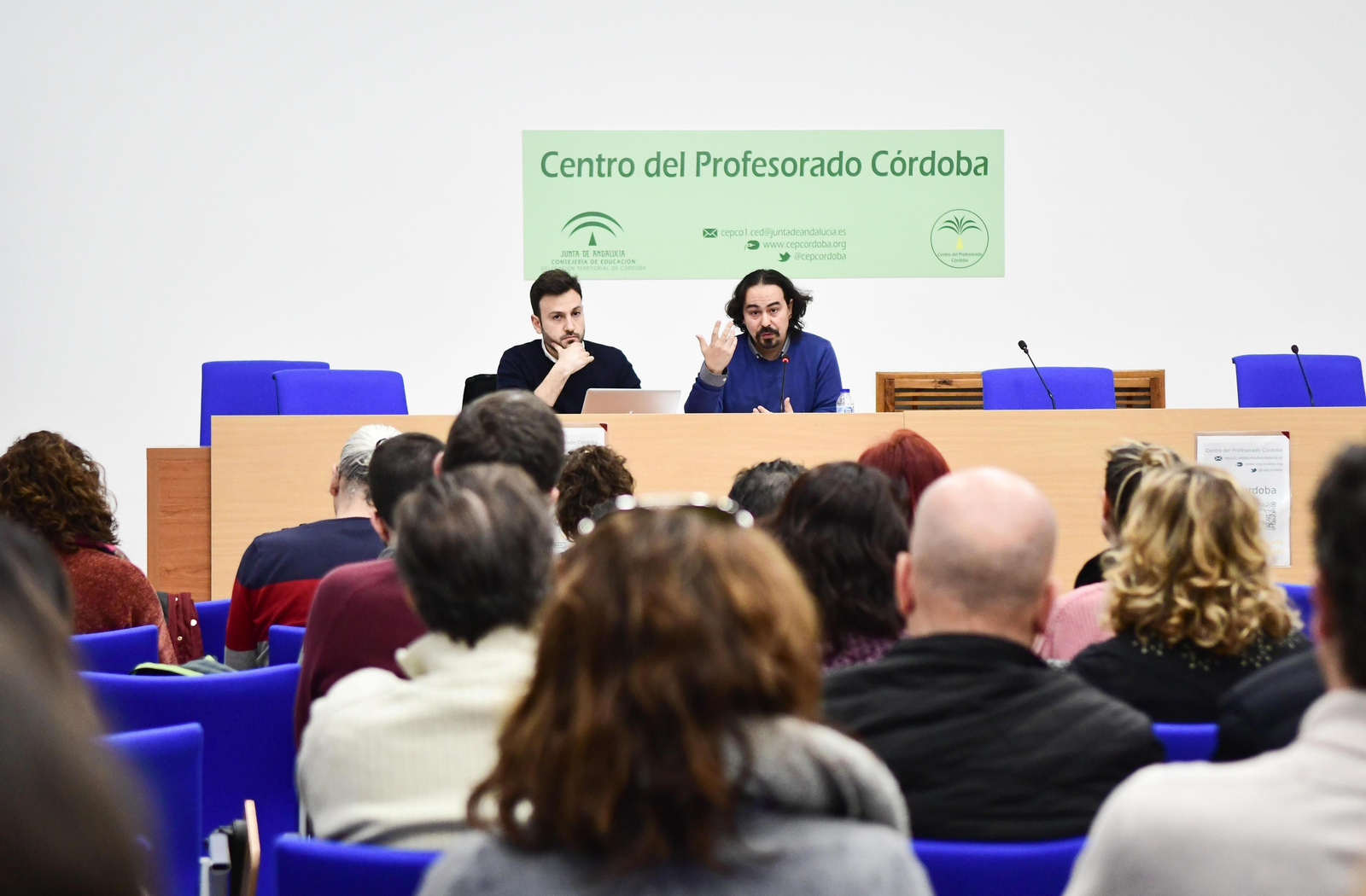 Un momento de la constitución de la Junta de Personal Docente No Universitaria