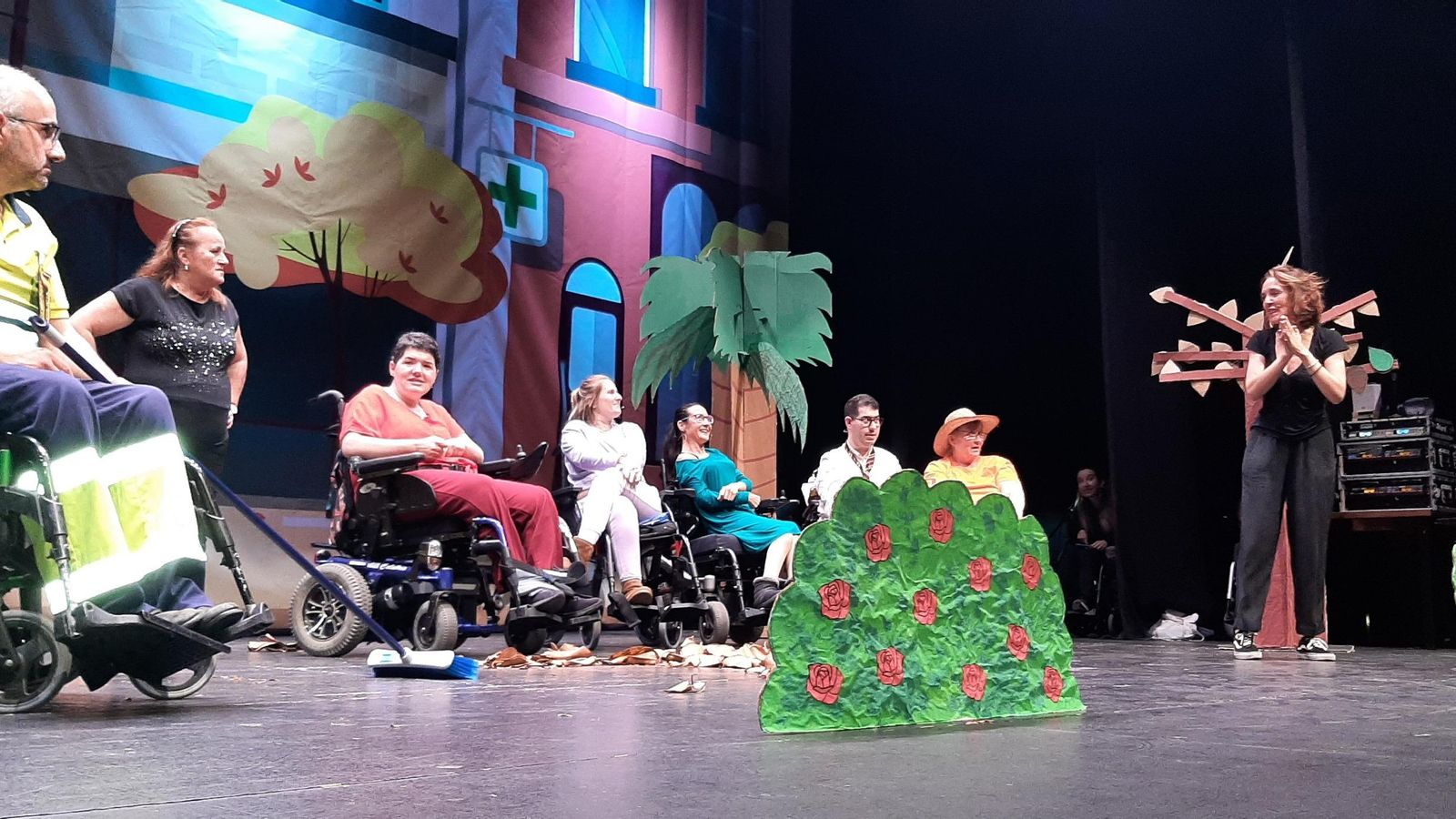 Hasta catorce actores participaron en la obra.