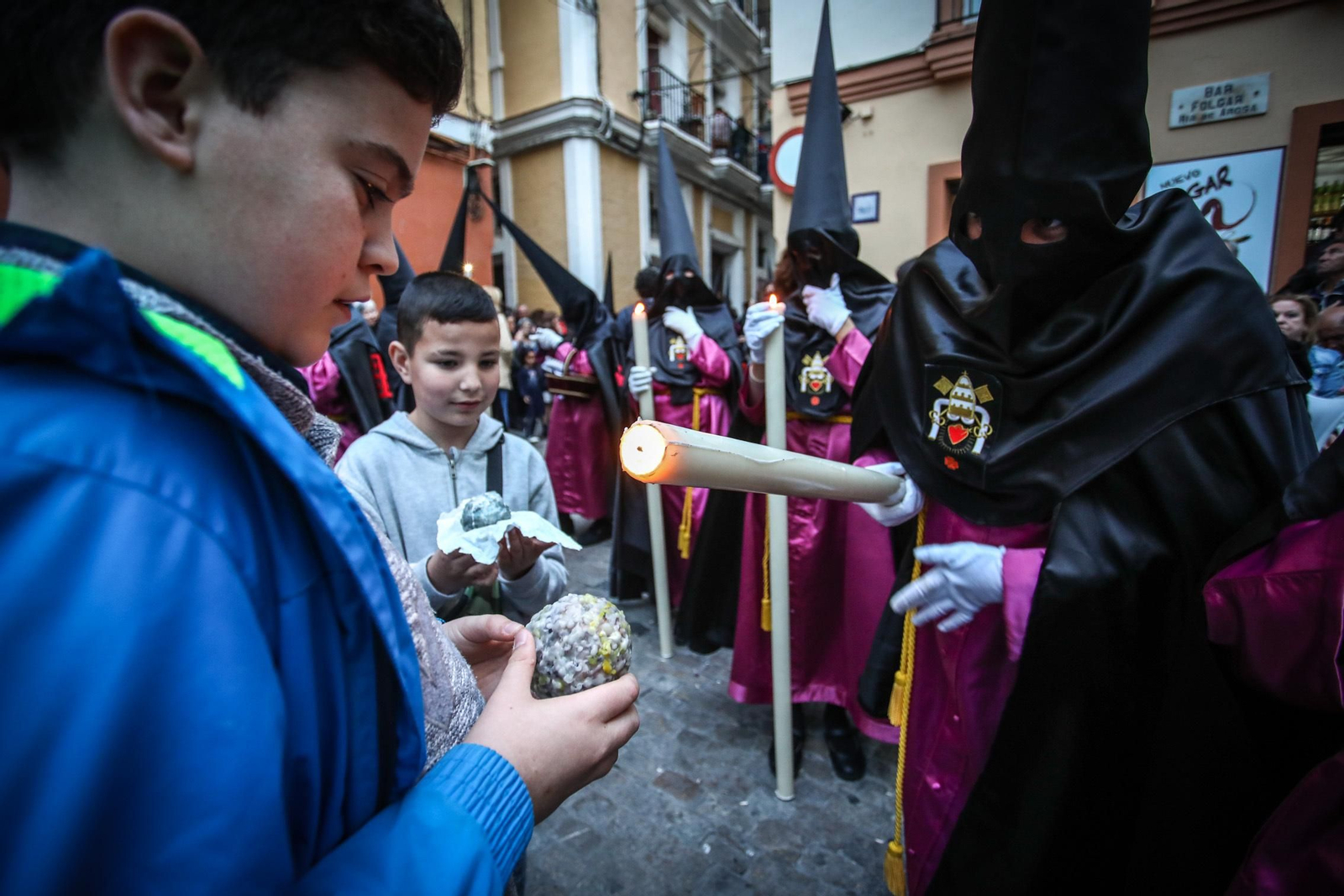 Salida procesional de la hermandad del Nazareno