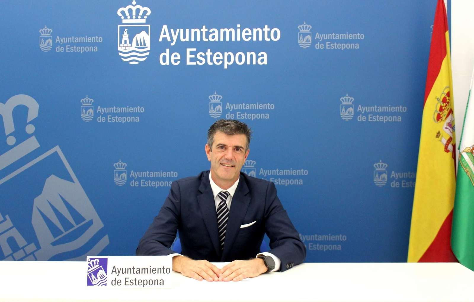 el responsable del área Económica del Ayuntamiento de Estepona, José María Ayala.