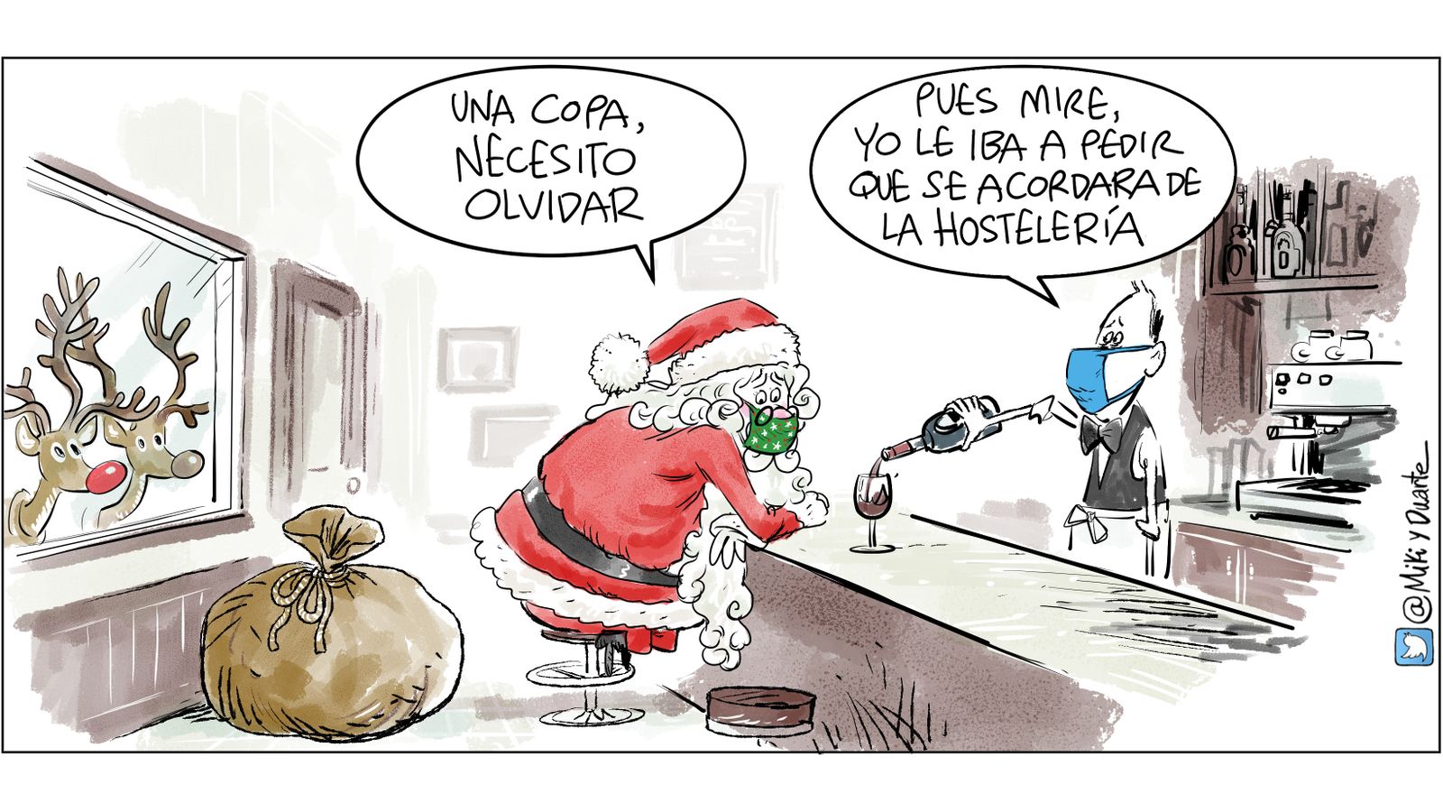 Bares, Navidad y coronavirus
