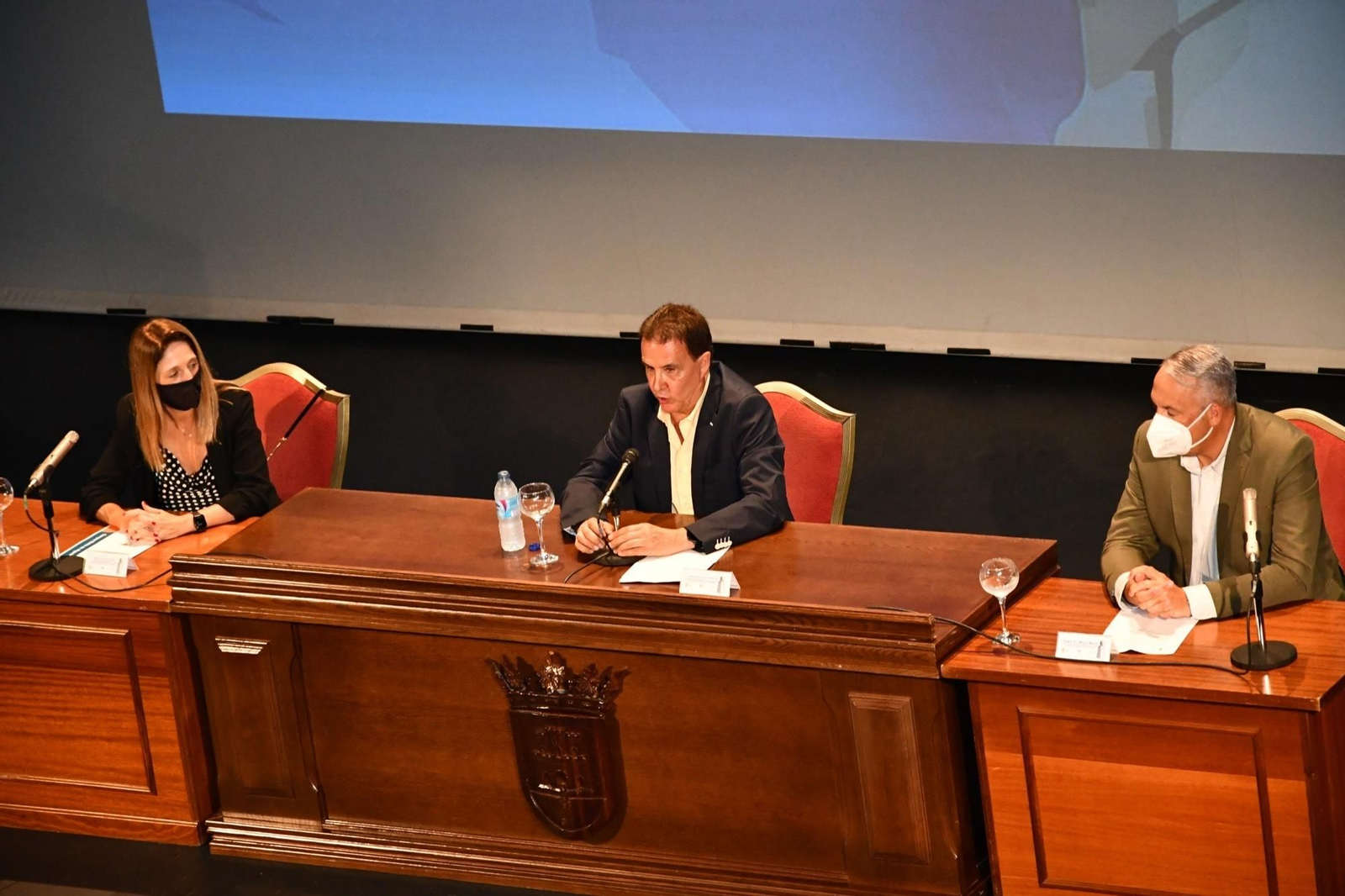 José Ramón de la Morena, anoche.