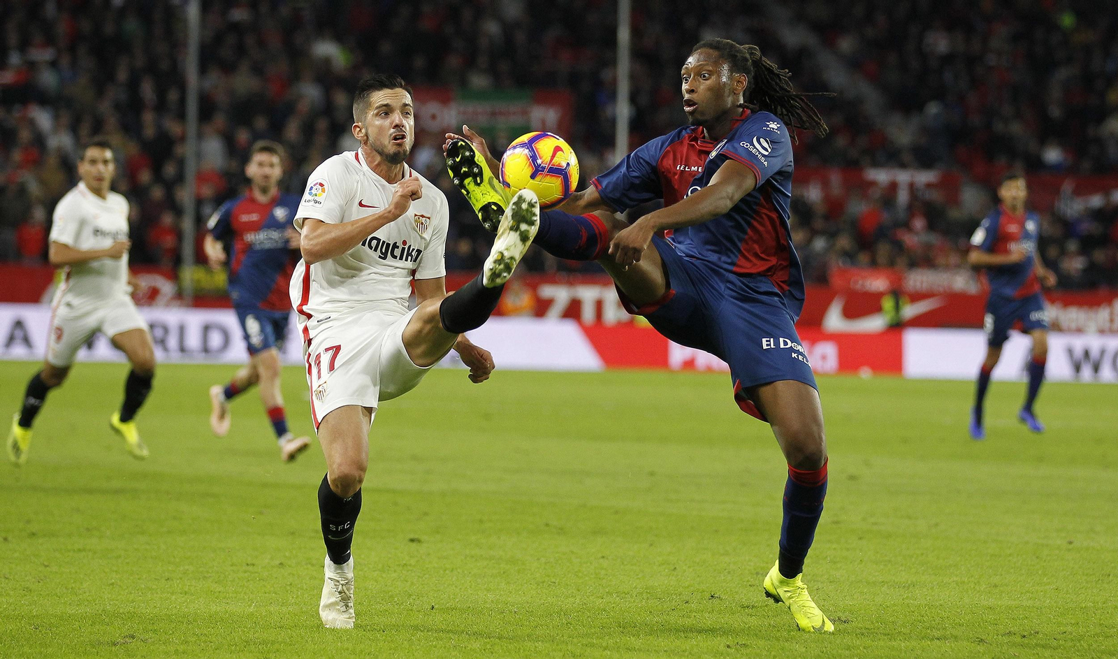 El Sevilla-Huesca, en imágenes